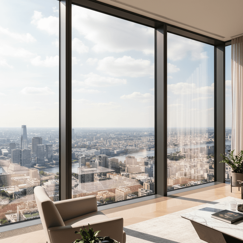 Apartamento de luxo com vista panorâmica da cidade